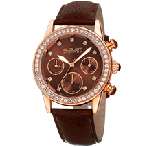 August Steiner Brown Dial Ladies Watch AS8236BR