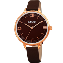 August Steiner Brown Dial Ladies Watch AS8263BR