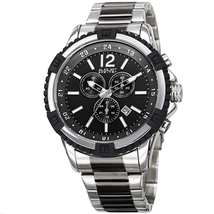 August Steiner Chronograph Black Dial Men's Watch AS8229TTB