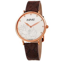 August Steiner Diamond White Dial Ladies Watch AS8242BR