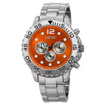 August Steiner Orange Dial Men's Watch AS8158OR