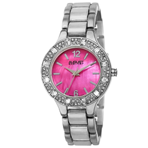 August Steiner Pink Dial Ladies Watch AS8135SSPK