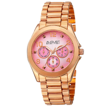 August Steiner Pink Dial Ladies Watch AS8150RG