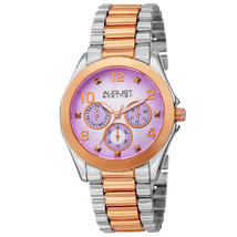 August Steiner Purple Dial Ladies Watch AS8150TTR