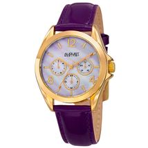 August Steiner Silver-tone Dial Ladies Watch AS8191PU