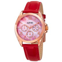 August Steiner Silver-tone Dial Ladies Watch AS8191RD