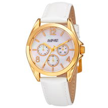 August Steiner Silver-tone Dial Ladies Watch AS8191YGW
