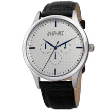 August Steiner Silver-tone Dial Men's Watch AS8243SSBK
