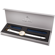 August Steiner White Dial Ladies Watch AS8206YG-BX