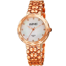 August Steiner White Dial Ladies Watch AS8248RG