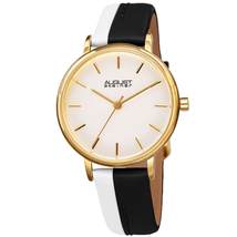 August Steiner White Dial Ladies Watch AS8261BK