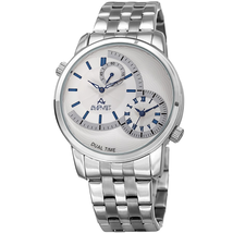 August Steiner White Dial Men's Watch AS8210SSBU