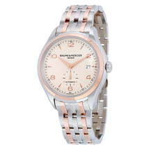 Baume et Mercier Baume and Mercier Clifton Automatic Silver Dial Two-tone Men's Watch 10140 A10140