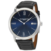 Baume et Mercier Classima Blue Dial 40mm Men's Watch MOA10324