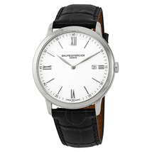 Baume et Mercier Classima White Dial 40mm Men's Watch 10323