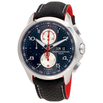 Baume et Mercier Clifton Blue Dial Chronograph Men's Watch MOA10343