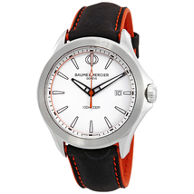 Baume et Mercier Clifton White Dial Men's Watch 10410