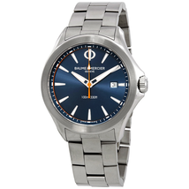 Baume et Mercier Clifton Blue Dial Men's Watch 10413