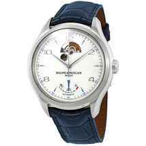 Baume et Mercier Clifton Power Reserve Automatic White Dial Men's Watch 10448