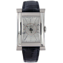 Bedat No. 7 Silver Dial Steel Brown Leather Men's Watch 737.010.610