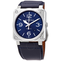 Bell and Ross Aviation Automatic Blue Dial Men's Watch BR0392-BLU-ST/SCA