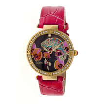 Bertha Camilla Ladies Red Leather Watch BTHBR6205