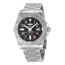 Breitling Avenger II GMT Black Dial Men's Watch A3239011/BC34SS A3239011-BC34-170A