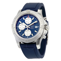 Breitling Colt Chronograph Automatic Blue Dial Blue Rubber Men's Watch A1338811-C914-145S-A20S.1