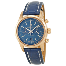 Breitling Transocean Chronograph 38 Blue Dial 18kt Rose Gold Men's Watch R4131012/C863