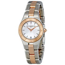Baume et Mercier Baume and Mercier Linea Rose Gold and Stainless Steel Ladies Watch 10015