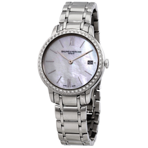 Baume et Mercier Classima Quartz White Mother of Pearl Dial Ladies Watch 10478