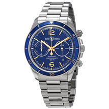 Bell and Ross Vintage V2-94 Chronograph Automatic Men's Watch BRV294-BU-G-ST/SST
