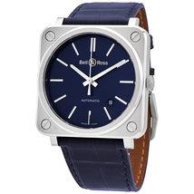 Bell and Ross Aviation Automatic Blue Dial Men's Watch BRS92-BLU-ST/SCR