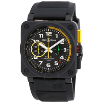 Bell and Ross Aviation Black Carbon Fiber Dial Men's Limited Edition Watch BR0394-RS17