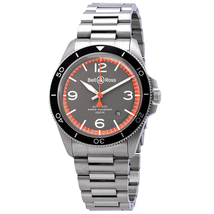 Bell and Ross Vintage V2-92 Garde Cotes Automatic Matte Grey Dial Men's Watch BRV292-ORA-ST/SST