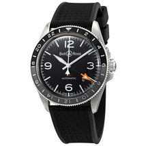 Bell and Ross Vintage V2-93 Automatic Black Dial Men's Watch BRV293-BL-ST/SRB