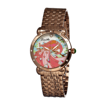 Bertha Didi Peacock Mother of Pearl Rose Gold-tone Ladies Watch GIOGFAE006