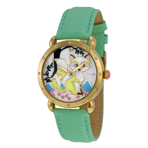 Bertha Vivica Fox Mother of Pearl Dial Teal Leather Ladies Watch REIRN3503
