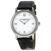 Baume et Mercier Baume and Mercier Classima White Diamond Dial Ladies Watch 10146 MOA10146