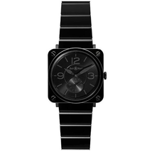 Bell and Ross Aviation Black Phantom Ceramic Unisex Watch BRS-BLK-CER-PHT BRS-BLK-CER-PHT