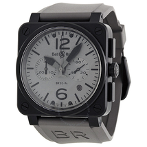 Bell and Ross Commando Automatic Chronograph Dark Grey Men's Watch BR0394-COMMANDO