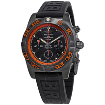 Breitling Chronomat 44 Raven Chronograph Automatic Chronometer Black Dial Men's Watch MB0111C2-BD07-153S