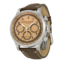 Baume et Mercier Baume and Mercier Capeland Automatic Chronograph Copper Dial Men's Watch 10004