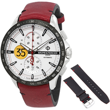 Baume et Mercier Clifton Chronograph Automatic Silver Dial Men's Watch 10404
