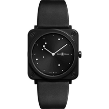 Bell and Ross Black Diamond Eagle Quartz Black Dial Ladies Watch BRS-EBL-CE/SCA BRS-EBL-CE/SCA