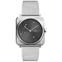 Bell and Ross Grey Diamond Eagle Quartz Grey Dial Ladies Watch BRS-ERU-ST/SST BRS-ERU-ST/SST