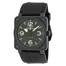 Bell and Ross Military Automatic Green Dial Men's Watch BR0392-TYPE-MIL