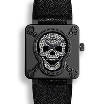 Bell and Ross Aviation BR 01 Automatic Diamond Men's Watch BR0192-AIRBOR-LGD