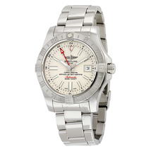 Breitling Avenger II GMT Silver Dial Automatic Men's Watch A3239011-G778SS A3239011-G778-170A