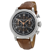 Baume et Mercier Baume and Mercier Capeland Flyback Chronograph Black Dial Men's Watch 10068